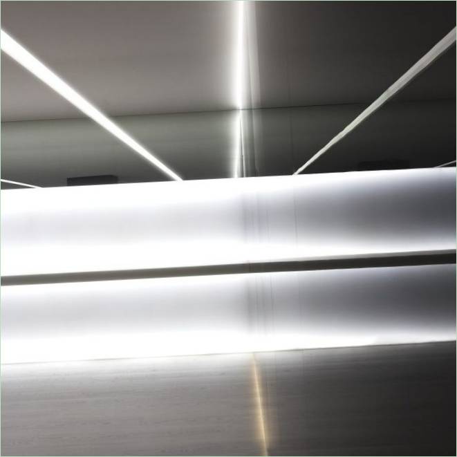 Enoteca moderna L'enoteca Vegamar Selección, progetto di Fran Silvestre Arquitectos, Valencia, Spagna
