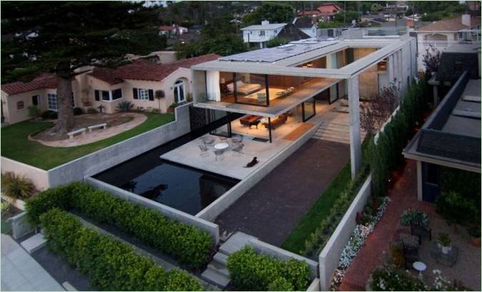 Progetto di casa residenziale dell'architetto Jonathan Segal, San Diego