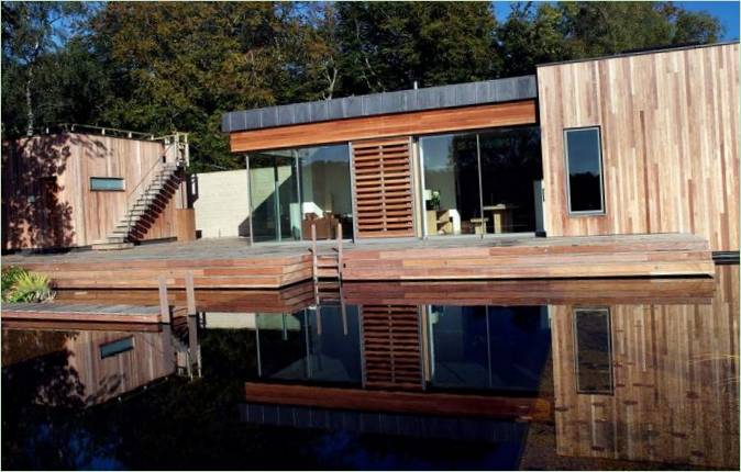 Casa nella foresta nel Regno Unito