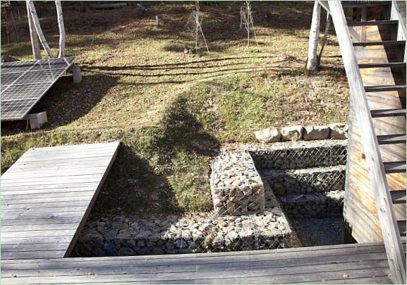 Casetta di campagna con servizi moderni