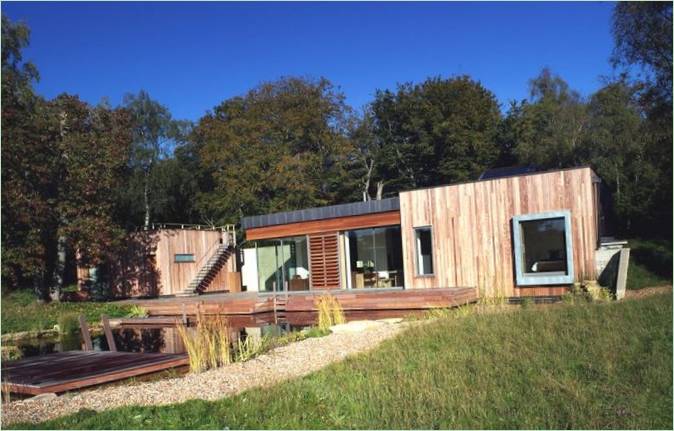 Una casa nel sud dell'Inghilterra, nel Parco Nazionale della New Forest