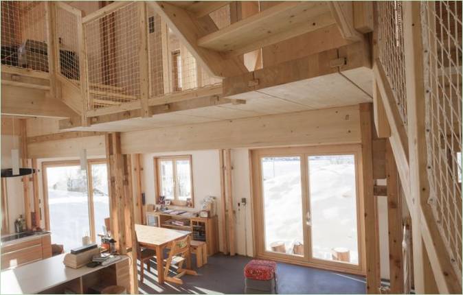 I mobili sono quasi interamente in legno