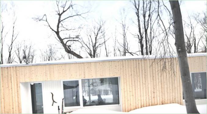 Il progetto della casa di campagna Blue Hills in Canada