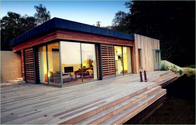 Casa nella foresta nel Regno Unito