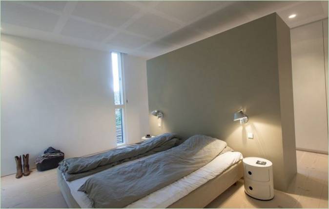 Una camera da letto nella casa