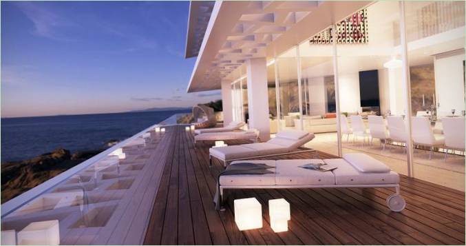 L'area lounge sulla terrazza