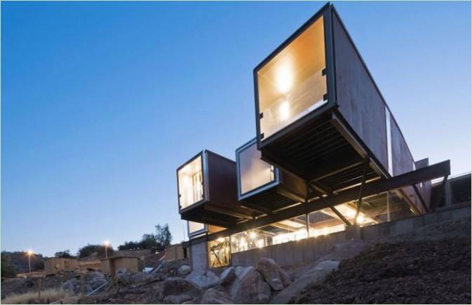 Casa del bruco villa a forma di bruco