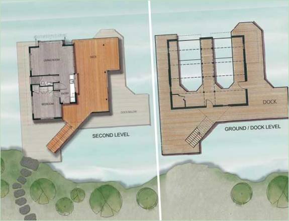 Muskoka Boathouse a due piani