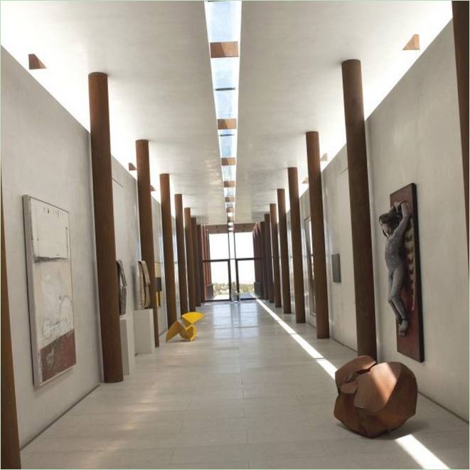 Opere d'arte nella hall di Casa Valle Escondido