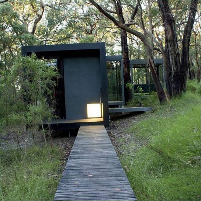 Lo splendido design del cottage in legno di Red Hill