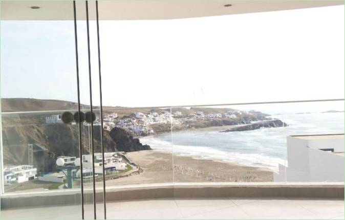 Una vista da un'elegante villa in Perù