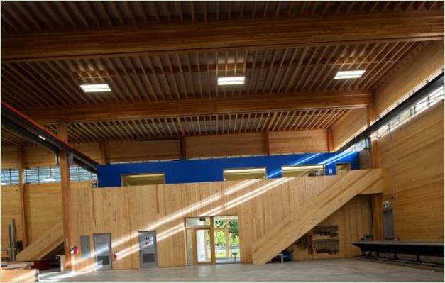 Una casa ecologica in legno per un'azienda canadese