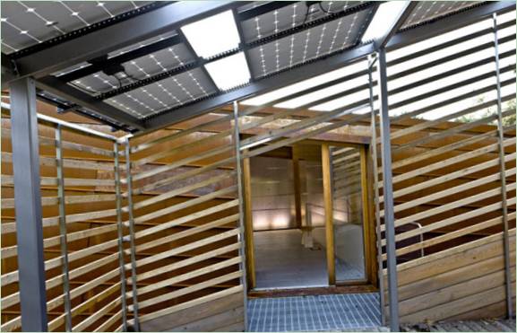 Casa sperimentale ad alta efficienza energetica in Italia