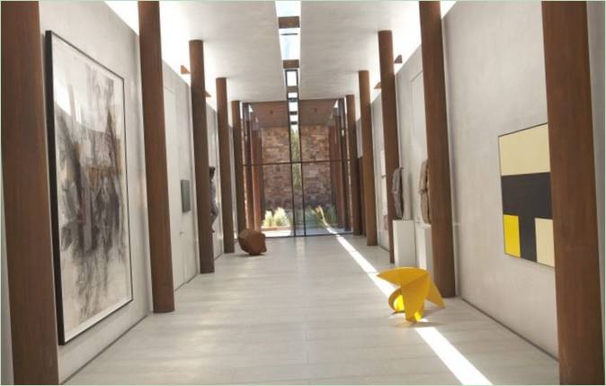 Opere d'arte nella hall di Casa Valle Escondido