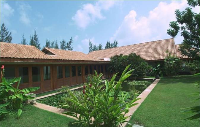 Una casa tropicale nel Gujarat