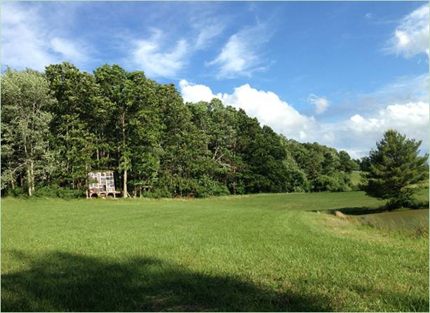 Casa con facciata in vetro in West Virginia