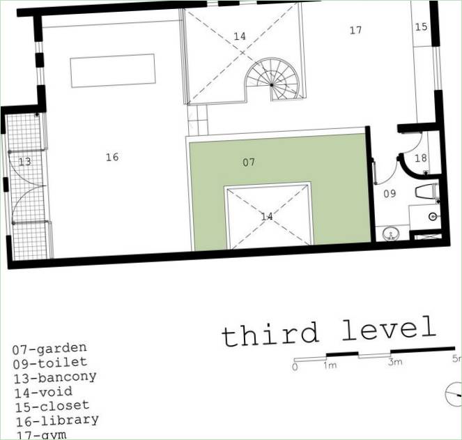 Schema della casa privata 2H