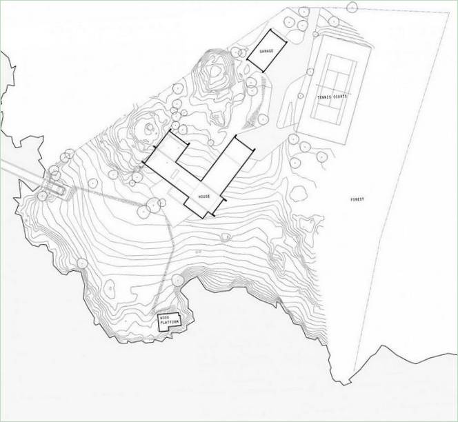 Residenza delle Isole del Golfo su una mappa dell'area