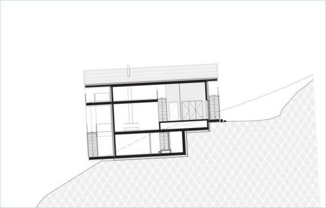 Pianta della casa di montagna - Foto 3