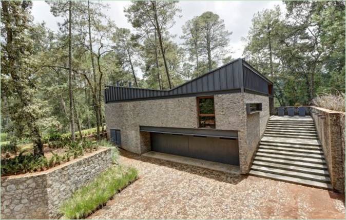 Progettazione di una casa di campagna ecologica in Messico