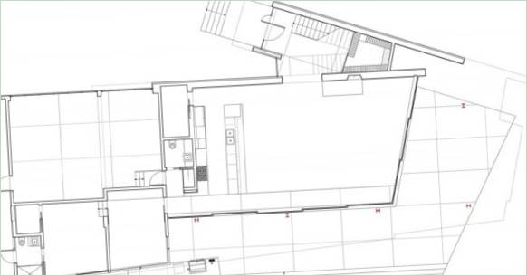 Layout del residence Mandeville Canyon