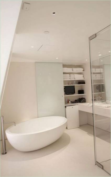 Una residenza privata a New York. Bagno