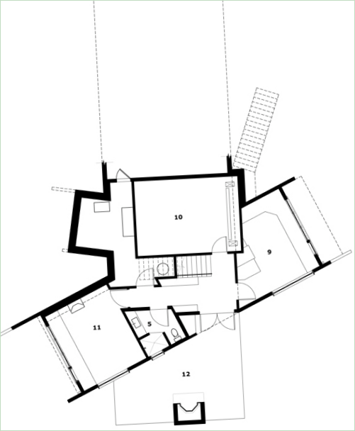 Progetto di casa panoramica sull'isola di San Juan