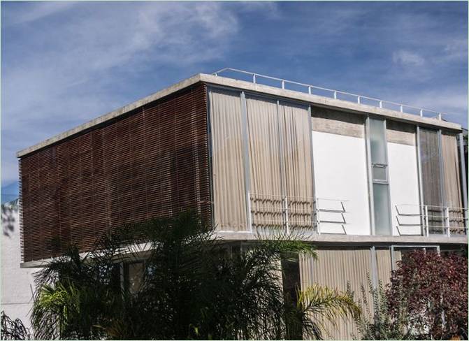 Progetto di interni di una casa nella foresta di eucalipto, Zapopan, Jalisco, Messico