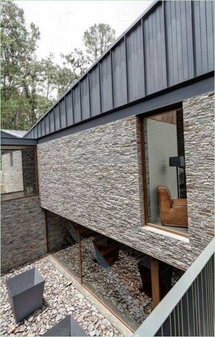 Design sostenibile per una casa di campagna in Messico
