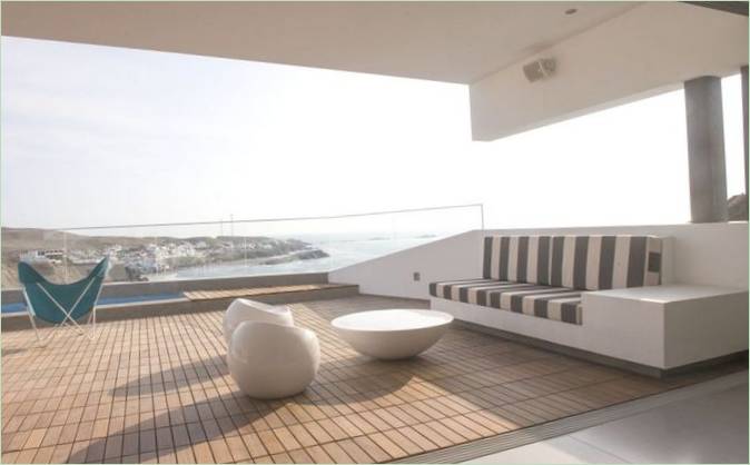 La terrazza di una villa di lusso in Perù