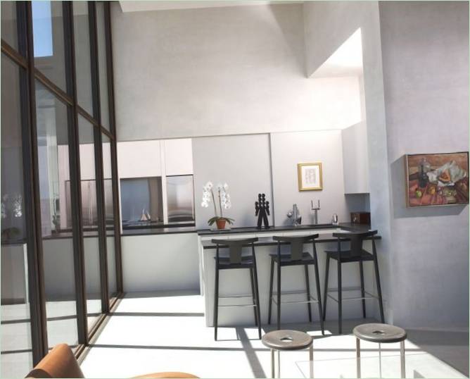 Area bar della cucina