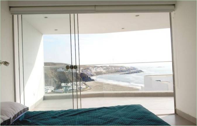 La camera da letto di una villa di lusso in Perù