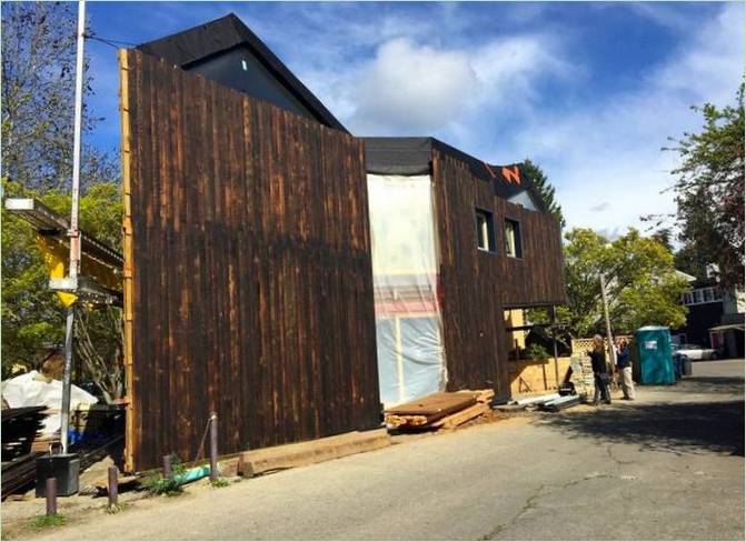 La casa ecologica triangolare