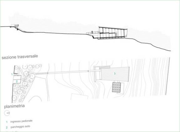Progetto di una casa sperimentale in Italia