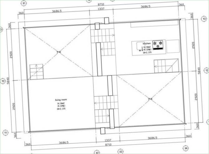Progetto di casa S di Yuusuke Karasawa