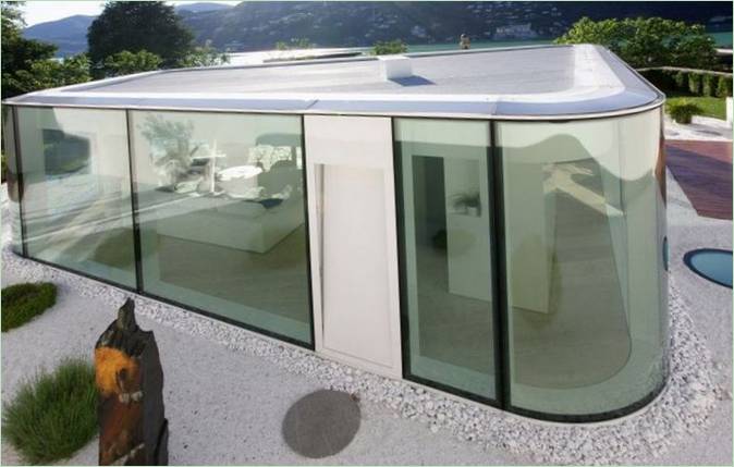 L'esterno di una casa dello studio JM Architechture in Svizzera