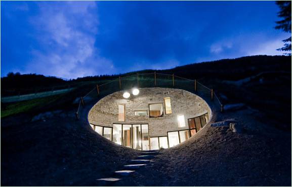 Villa Vals di notte