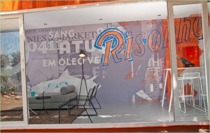 Design degli interni di un mini-hotel Nomad