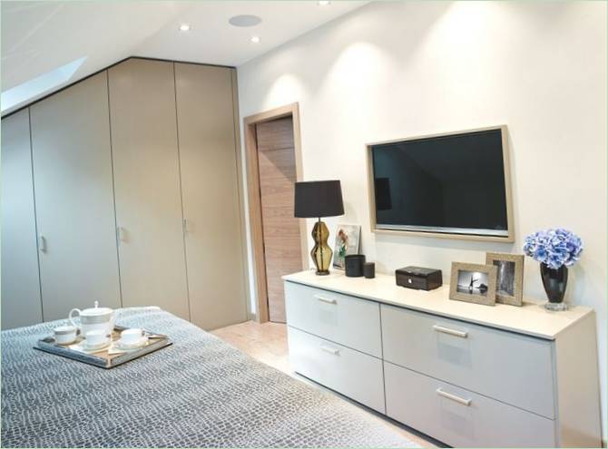 La camera da letto di Anna Dodonova a Londra