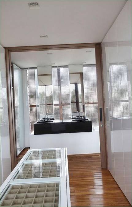 Interno della casa BT a San Paolo