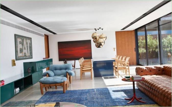 Interno della casa BT a San Paolo