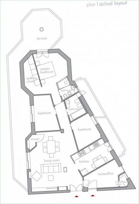 Design piatto in colori vivaci