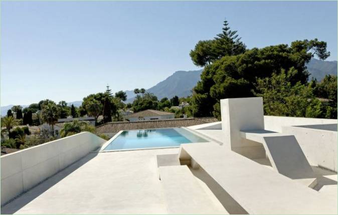 Tetto della Jellyfish House a Marbella