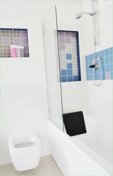 Design degli interni con colori vivaci