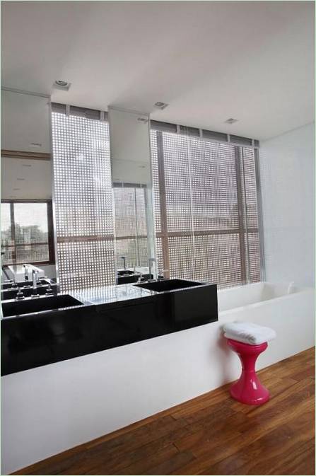 Interno della casa BT a San Paolo