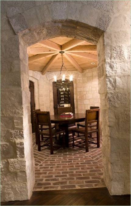L'interno della sala di degustazione