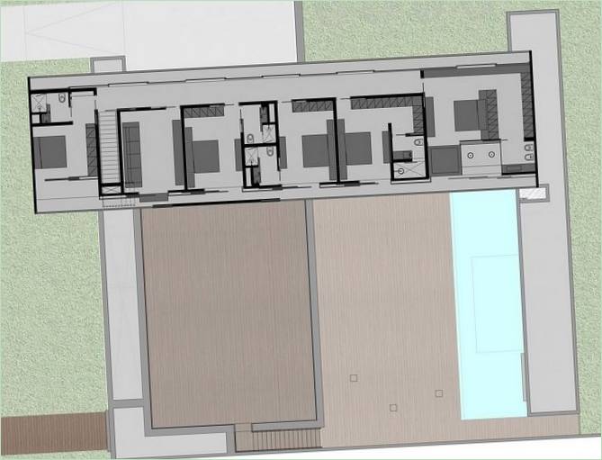 Layout della casa BT a San Paolo