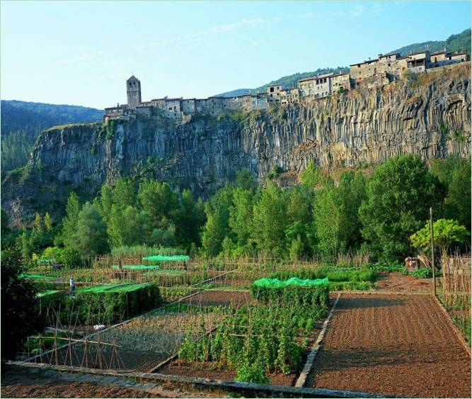 Castellfollit de la Roca in Catalogna