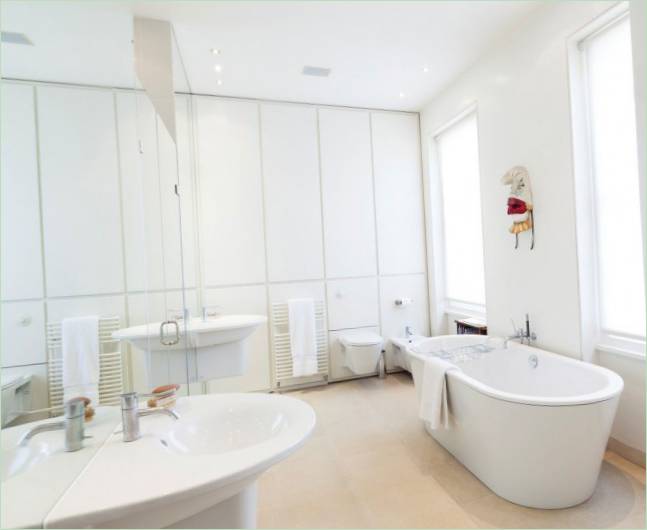 Design del bagno di casa a Londra