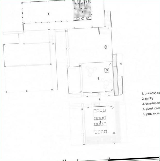 Progetto della villa di Wonderwall